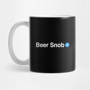 Verified Beer Snob - Funny Gift for Men, Women and Adults Mug